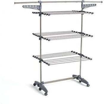 Tendedero Modular de Acero Inoxidable 25m Extra Grande Capacidad