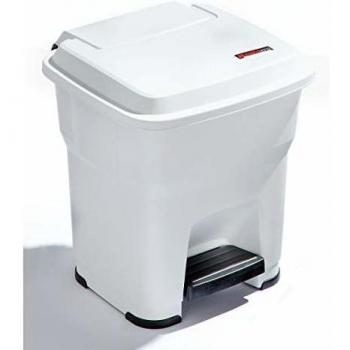Cubos de Basura Pedal HERA rothopro, 35 l, Blanco, Dimensiones 390 x 440 x 390 mm