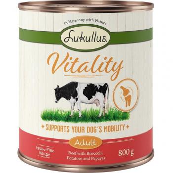 Lukullus Vitality Articulaciones, con vacuno (sin cereales) - 6 x 800 g