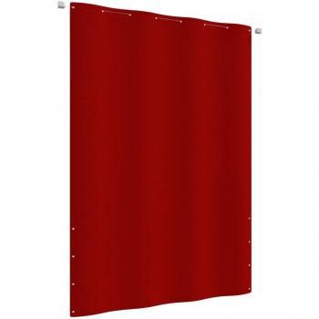Toldo para balcón de tela oxford rojo 160x240 cm