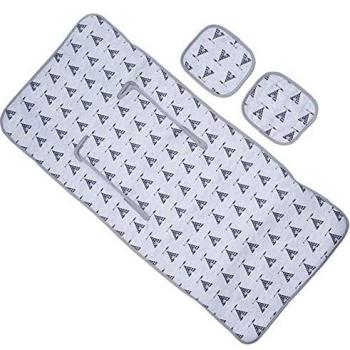 Babyline Tepee - Colchoneta para silla ligera, unisex, color gris