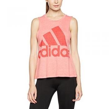 adidas Logo Sleeveless - Camiseta sin mangas para mujer, color negro, talla XXL