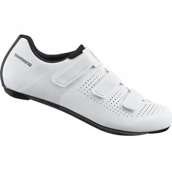 Zapatillas de ciclismo carretera Shimano RC100 para hombre, color blanco, talla 40 EU