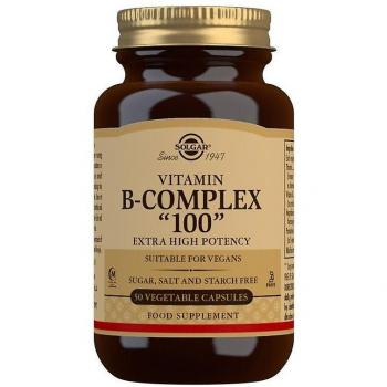 Solgar Vitamin B-Complex 100 Extra High Potency Capsules (50)