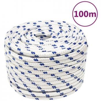 Cuerda de barco polipropileno blanco 12 mm 100 m
