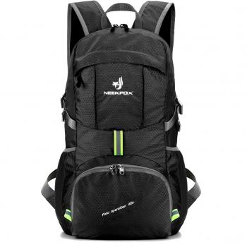 NEEKFOX Mochila de excursionismo ligera y portátil, Mochila de camping plegable 35L, Mochila deportiva ultraligera para exterior
