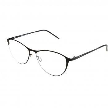 Italia Independent I-I MOD 5203 I-THIN METAL CRK.009 Women’s Eyeglasses Black Size Standard (Frame Only) - Blue Light Block Available