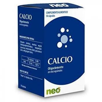 NEO | Calcio 50 Cápsulas | Para el Cuidado y Mantenimiento de Huesos y Articulaciones | Regulador del Ritmo Cardiaco | Tomar 1 o 2 Cápsulas al Día