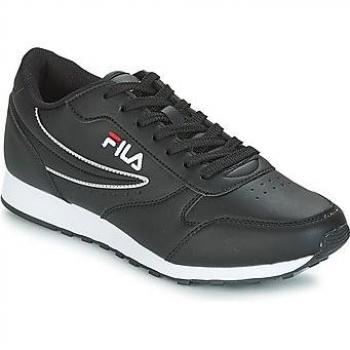 Fila Sleek Black Sports Sneakers with Contrast Details - EU41/US8