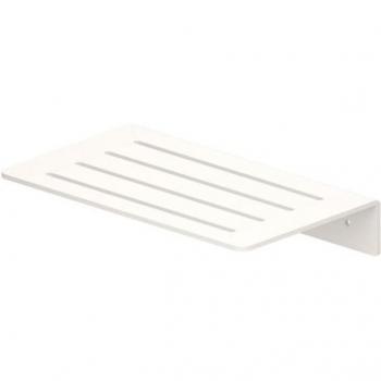 Estante toallero BELTRAN 10454 ETNA - Repisa de Pared Ranurada en Blanco