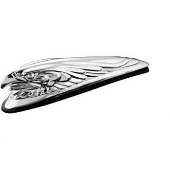 Highway Hawk Estatua Ornamental Cabeza de Aguila para Guardabarros de Moto - 12cm
