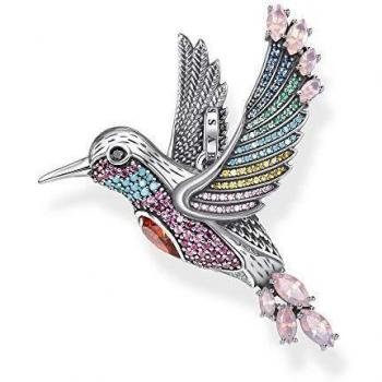 Colgante de plata colibrí colorido Thomas Sabo PE875-342-7