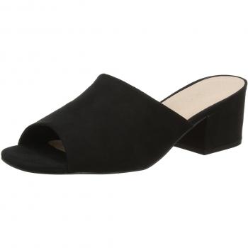 Bianco Slip In Mule, Zuecos para Mujer, Negro