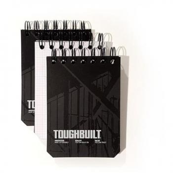Bloc de Notas Cuadriculado TOUGHBUILT - Pack de 3 Unidades