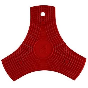 BRA Safe-Salvamanteles de Silicona Multiusos imantado, 2 Unidades, Color Rojo, 27 cm