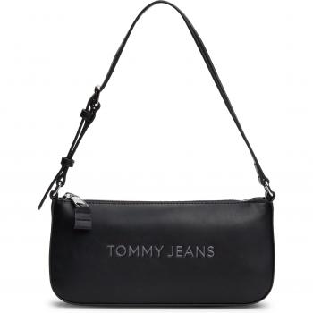 Tommy Jeans Essential Shoulder Bag - Black, One Size, Casual Style