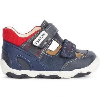 Sandalias Geox B New Balu Boy A para bebé niño con doble cierre adherente en color marino