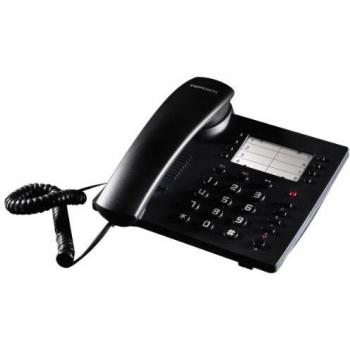 Topcom Deskmaster 4000 - Teléfono fijo, negro