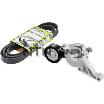 Juego de correas trapeciales poli V SNR KA857.09