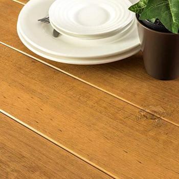 ZINUS Mesa de comedor de madera Becky de 114 cm, Mesa de cocina de madera maciza estilo casa de campo, Montaje sencillo