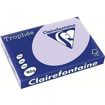 Papel Multifuncional Clairefontaine Trophée A3, 160 g/m², 250 hojas, color Lila