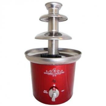 Fuente de Chocolate Estilo Retro Diner acero inoxidable de 1950 en rojo metálico - Chocolate Fountain