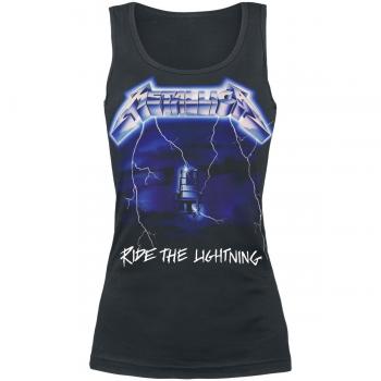 Metallica Ride The Lightning Top Mujer Negro XXL