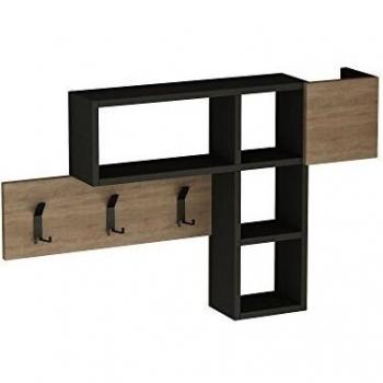 Homitis Hall Stand, Game, Madera, sonomo/Anthracite, 15 x 99,5 x 61 cm