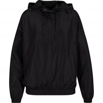 Urban Classics Women's Recycled Oversized Pullover Jacket - Black
