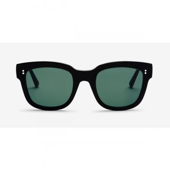 Messy Weekend LIV BIO Black Green Women's Sunglasses Black Size 51
