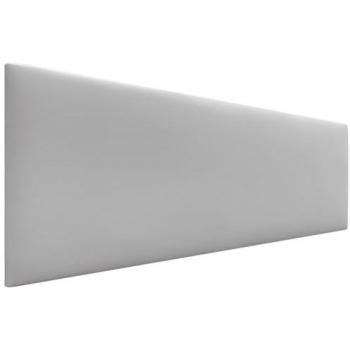 Cabecero Tapizado de Polipiel Liso AQUALINE 160x50cm para Camas de 150/160 - Gris Claro