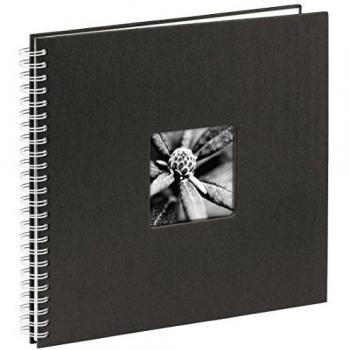 Hama Fine Art Cartón, Papel Negro álbum de foto y protector - Álbum de fotografía