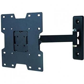 TV / Monitorhalterung Einarm schwarz ausziehbar von 7,3cm bis 27,5cm schwenkbar, 15° neigbar 2 x 180° drehbar für Dell 24 U2412M