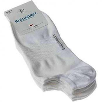 Calcetín Invisibles - 2 pack - Costuras planas - Sin tejido de rizo - Fine - Blanc - 36/40