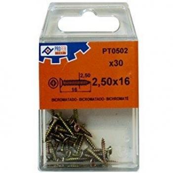 PROFER TOP - Tirafondo C/Plan Pozi Bic C/30 Profer Top 2,5X16 Mm