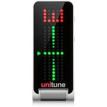 TC Electronic Unitune Clip - Sintonizador de pinza cromático strobe para guitarra baja y ukelele