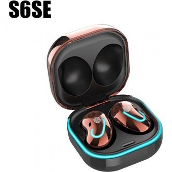Auriculares Inalámbricos S6 SE Bluetooth con Reducción de Ruido, HiFi Estéreo, Impermeables para Teléfono Móvil