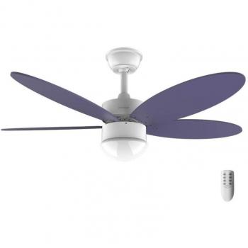 Cecotec EnergySilence Aero 4260 Purple Ventilador de Techo con Luz y Mando a Distancia 40W Violeta