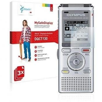 3x Vikuiti MySafeDisplay Protector de Pantalla DQCT130 de 3M para Olympus WS-831