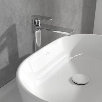 Mezclador Elevado de Lavabo O.novo con Vaciador Push Open Cromo - Villeroy & Boch