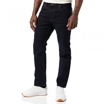 Lee Brooklyn Straight Men's Jeans - Blue Black, 32W/32L