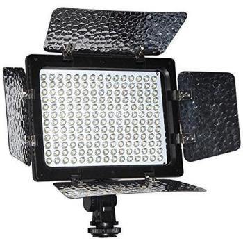 Vococal - W180-LED Regulable Estudio de la Videocámara DV Llena de luz de lámpara para Canon Nikon DSLR Cámaras