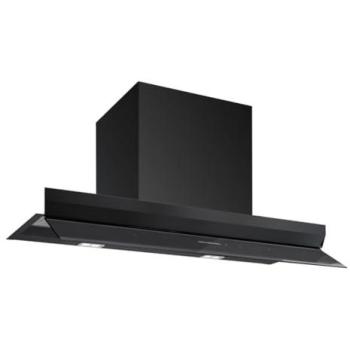 Campana extractora decorativa integrada Siemens iQ700 80 cm, control táctil, WiFi, 851 m³/h, color negro