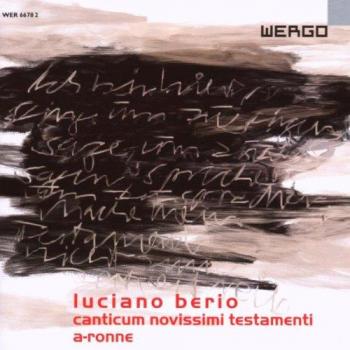 Berio : Canticum novissimi testamenti