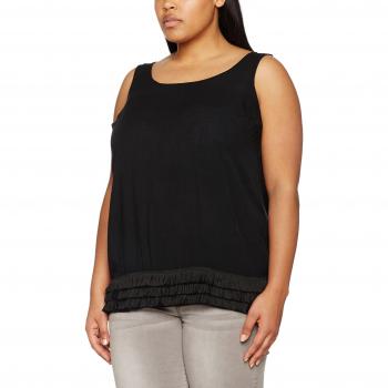 Junarose Jrviola Sl Blouse-K, Camiseta sin Mangas para Mujer, Negro