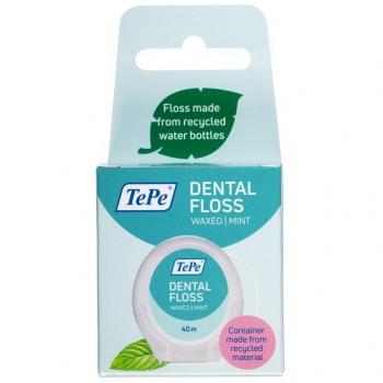 TePe Eco-Friendly Waxed Mint Dental Floss 40m