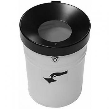 Contenedor de residuos autoextinguible 16L, HxØ 340 x 245 mm, blanco