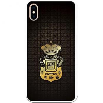 Funda Original Personalizada para iPhone XS Max - Escudo Dorado de Las Palmas (Licencia Oficial)