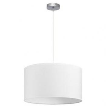 Lámpara Colgante Dori 1xe27 Niquel/Blanco 45x45 cm