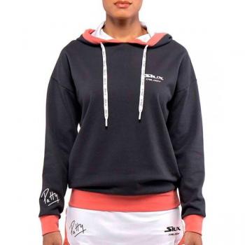 Sudadera Trilogy Patty Fw23 Gris Rosa Mujer
